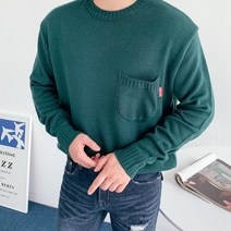 [맨드리]소울 포켓 라운드 니트