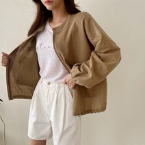 끄레아또레 끄레아또레 멋스럽게 편한 린넨 점퍼 RS216MA404