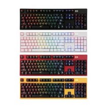 앱코 HACKER K660 축교환 완전방수 게이밍 카일 광축 클릭/리니어 키보드, 화이트클릭