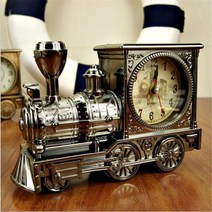 덜튼 아날로그 자명종 알람 탁상 시계 레드 레트로시계