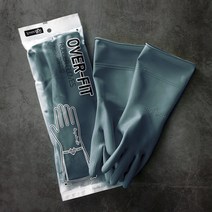 홈에디션명진 오버핏 다크그린 고무장갑 (대) 5켤레 통이 큰 장갑, 오버핏 다크그린 5P (L), 단품, 옵션명:오버핏 다크그린 5P (L)
