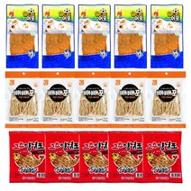 어포 3종세트 월드컵어포5봉+빼빼포5봉+고추양념포5봉, 1팩