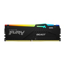 Kingston Fury 비스트 RGB 16GB 5200MT/s DDR5 CL40 DIMM 데스크탑 메모리(2개 키트) | 인텔 XMP 3.0 | 적외선 동기화 기술 | 오버클럭, 32GB_6000MT/s