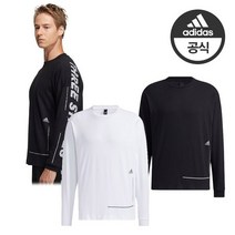 아디다스 남녀공용 사이드 암 로고 루즈 롱티셔츠 긴팔티셔츠 2종 택1 - GN0761외