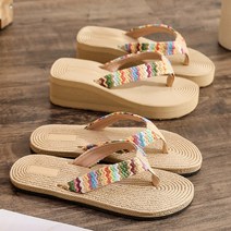 베리슈 여성 1.5cm/5cm/플랫/통굽 키높이 쪼리슬리퍼 샌들