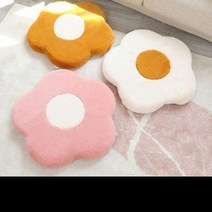 인테리어 푹신 깔끔 귀염 디자인 도톰 배받이 등받이 소파 쿠션 방석, 화이트