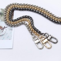 짱패브릭 명품스타일 바스캣체인 꼬임체인 (67cm 126cm), 126cm골드