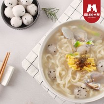 마녀바스켓 군산 엄마손 생면 칼국수 7인 세트(생면 7팩+바지락소스 7개)/10인 세트 외 생면 우동 골라담기, 생면 이나니와우동 5인세트(생면5+소스5+건더기5)