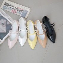 브이컷 메리제인 플랫 슈즈