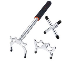 당구큐대큐브리지 교체 키트 당구 홀더 풀 스틱 조절 가능한 개폐식 달콤한 선물 경량 스포츠 용품, 01 Low High Cross Fork