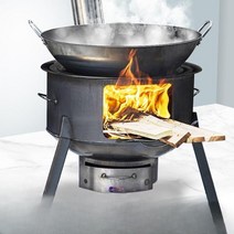 화덕만들기 캠핑화로대 불멍 가마솥화덕 주물 드럼통화로, 63cm+2.7두께+3용광로링+스토브연속