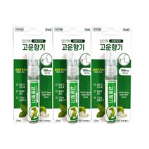 웰빙헬스팜 입안에 고운향기 마우스스프레이 애플민트향 10ml, 3개