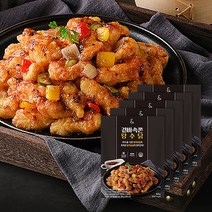 우아한끼 헬스앤뷰티 겉바속쫀 닭가슴살 탕수닭 120g 5팩 미니 치킨 탕수육 만들기