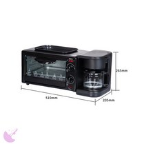 3 in 1 아침 식사 기계 빵 제조기 토스터 전기 미니 오븐 핫도그 주방 요리 로티 메이커 가정용, 220V