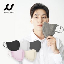 KF94 김국산 씬핏 3중필터 마스크 50매입 새부리형마스크 얼큰이마스크 대형 중형사이즈, 김국산 씬핏 대형, 블랙 25매 + 베이지 25매