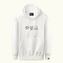 클로니아 강아지친구들 기모 후드 티셔츠 TH-518