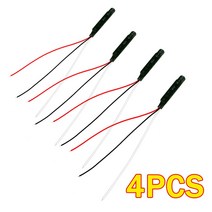 CCTV 마이크 4개/몫 미니 CCTV 6-12vdc 고감도 마이크 음성 픽업 공중 오디오 신호 컬렉션 FPV 카메라, 한개옵션0