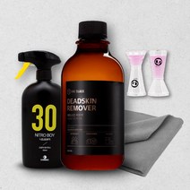 더클래스 데드스킨 리무버 500ml 세제 중성 APC 다목적 세정제 차량 샴푸 계량컵, 옵션02 데드스킨 리무버 세트