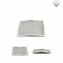 로코 실용적인 그레이 정사각접시 멜라민접시, 단일속성