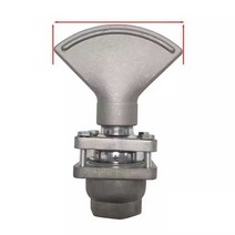 살수차 스프링클러 물대포 오리 부리 부품 헤드, 알루미늄 합금 두꺼운 덕빌 (너비 21cm)