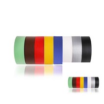 칼라 면 테이프 무광 50mm x 50M 은색 강력테이프 자국안남는테이프 만능테이프 두꺼운테이프 자국안남는테이프 색