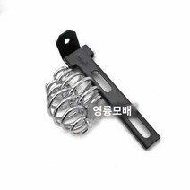 바이크 안장 오토바이 스프링 시트 빈티지 바이크 싱글, L, 스프링+스탠드