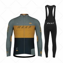 자전거 상의 라이딩복 MAAP 2023 봄 자전거 저지 세트 긴 소매 사이클링 의류 도로 셔츠 MTB 유니폼 야