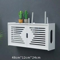 무타공벽결이tv 셋탑박스 셋톱박스 숨기기 기타수납정리용품 대형 무선 와이파이 라우터 보관함 패널 선반 벽걸이 플러그 보드 브래킷 케이블 보관 정리함 홈 데코, L-Blinds