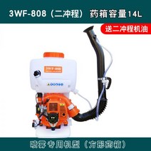 4행정 치파랠리 엔진 동력 농약 살포기 농사용 분무기 안개분사, 3WF-808 (14L) 2행정  + 1개