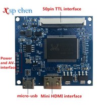 디스플레이 미니디스플레이 7인치 1024*600 화면 디스플레이 LCD 모니터 드라이버 제어 보드 미니 HDMI-La, 03 only control panel