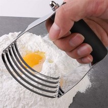 혼합기 Goldbaking 반죽 믹서기 헤비 듀티 스테인레스 스틸 블레이드와 전문 과자 커터 페이스트리 블렌더 커터 믹서, plastic handle