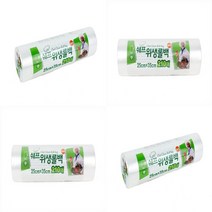 25/35 210매 비닐롤백 일회용비닐봉투 1회용봉투 롤비닐 위생롤팩