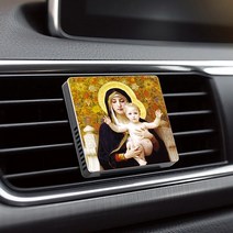 차량방향제 천연 명품 감성디퓨저 성화 자연향기 액자, 순향-Saint Face