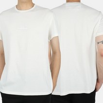 디몬트 22 S/S 마르지엘라 남성 리버스 로고 반팔아이보리 S50GC0669 S23525 101