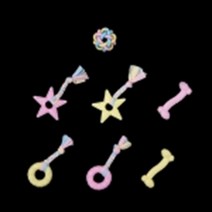 강쥐놀이감 애완견미니장난감 펫놀이용품 반려견혼자있을때 강아지장난감, 1개, 실리행성 친구들 / 노란도넛