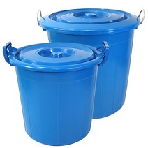 만능용기 대형용기 청용기 플라스틱다라이 김장통 대형물통 파란통, 청통6호 35리터만 뚜껑