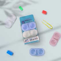 휴대용 렌즈 케이스 아이즈블록 집게포함 국산, 아이즈블록 9set