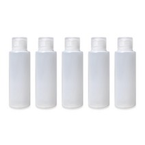 27리빙 여행용 화장품 공병 말랑한 pe원터치캡 100ml, 화이트, 5개