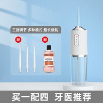 휴대용 구강세정기 물칫솔 물치실 치아 물양치 치간 무선 세척기, A