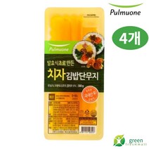 풀무원 김밥용 치자단무지 300g, 4개