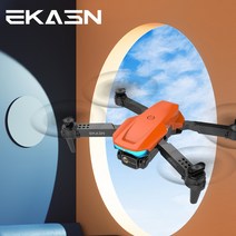 EKASN 4K 카메라 GPS 접이식 입문용 드론 한글+영어 설명서+저소음 프로펠러*4+배터리+수납백 포함 K3 미니 드론, 오랜지