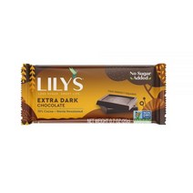 Lily s 릴리스 스위트 엑스트라 다크 초콜릿 바 70% 코코아 0.7온스 398136