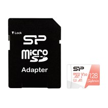 실리콘파워 microSDXC Class10 Golden Superior UHS-I U3 A1 V30 4K, 128GB