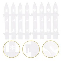 울타리 안전망 메쉬휀스 크리스마스 트리 펜스 미니 정원 파티 정리 장식 플라스틱 놀이펜, 1.White