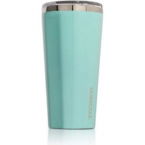 SPICE OF LIFE (향신료) 스테인레스 텀블러 뚜껑 TUMBLER CORKCICLE 터키석 470ml 16oz 보냉 보온 진공, 1