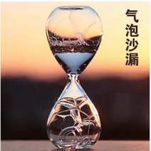 물시계 시계 선물 인테리어소품 탁상시계 엔틱 장식 방울방울 물시계 버블 물시계 마법의, 초록, 20x8cm