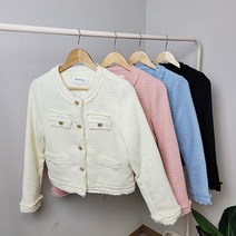캔디 여성 트위드자켓 4컬러