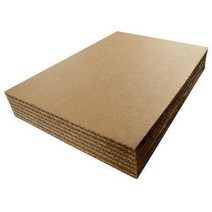 Corrugated Cardboard Filler Insert Sheet Pads 1/8” Thick - 12 x 12 Inches for Packing mailing and, 1