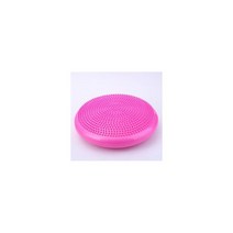 요가 공 마사지 패드 팽창식 안정성 흔들림 균형 디스크 쿠션 매트 피트니스 운동 훈련, pink