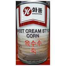 업소용 식자재 화풍 크림스타일 옥수수죽 400g X24, 1